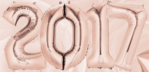 Balónek fóliový narozeniny číslo 0 růžovo-zlaté 86cm